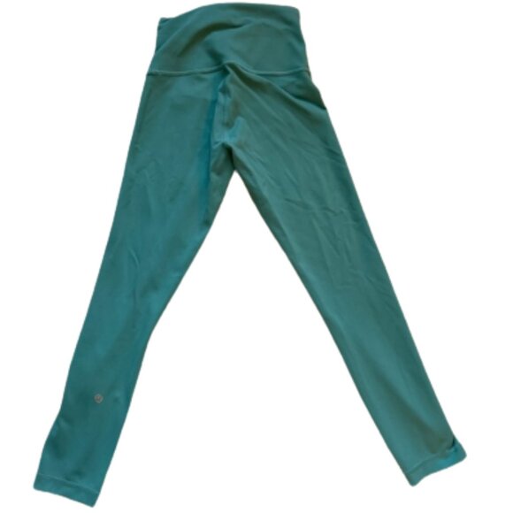 Lululemon Wunder Train High-Rise Tight 23" - Teal Lagoon Sz 2 - Picture 1 of 7